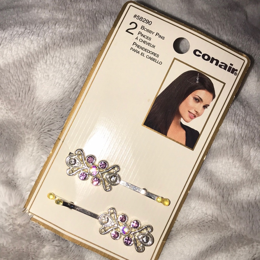 Jeweled hair Bobby pins